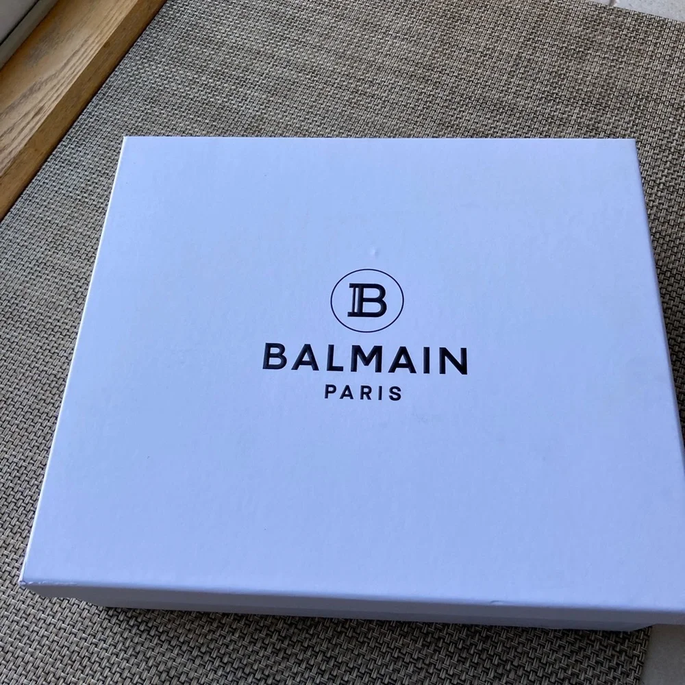 Balmain Ranger Romy Monogram Combat Boots 40 NIB - Picture 8 of 13